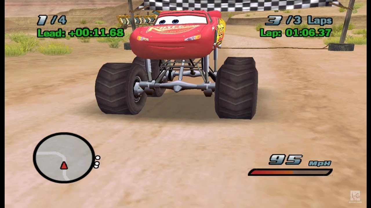 Disney Pixar Cars Lightning McQueen Monster Truck Gameplay Compilation HD