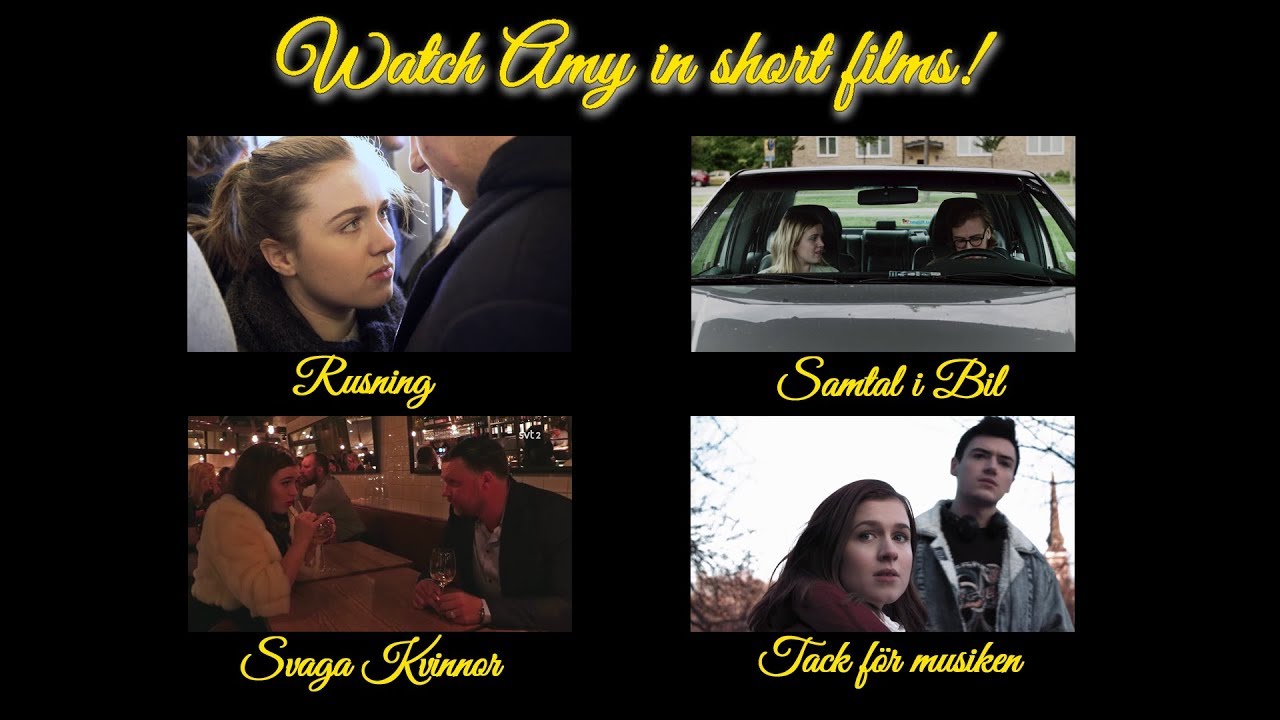 Titta på Amy i kortfilmer! | Watch Amy in short films!