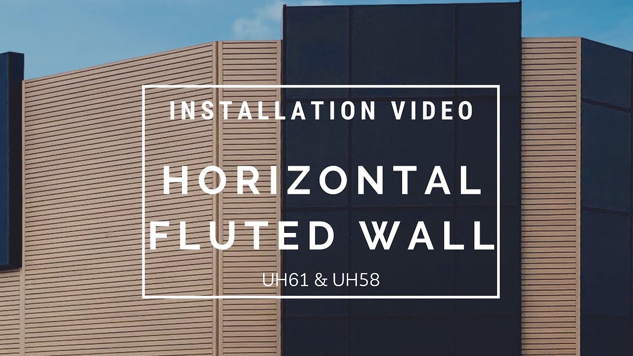 Fluted Siding Installation - Horizontal