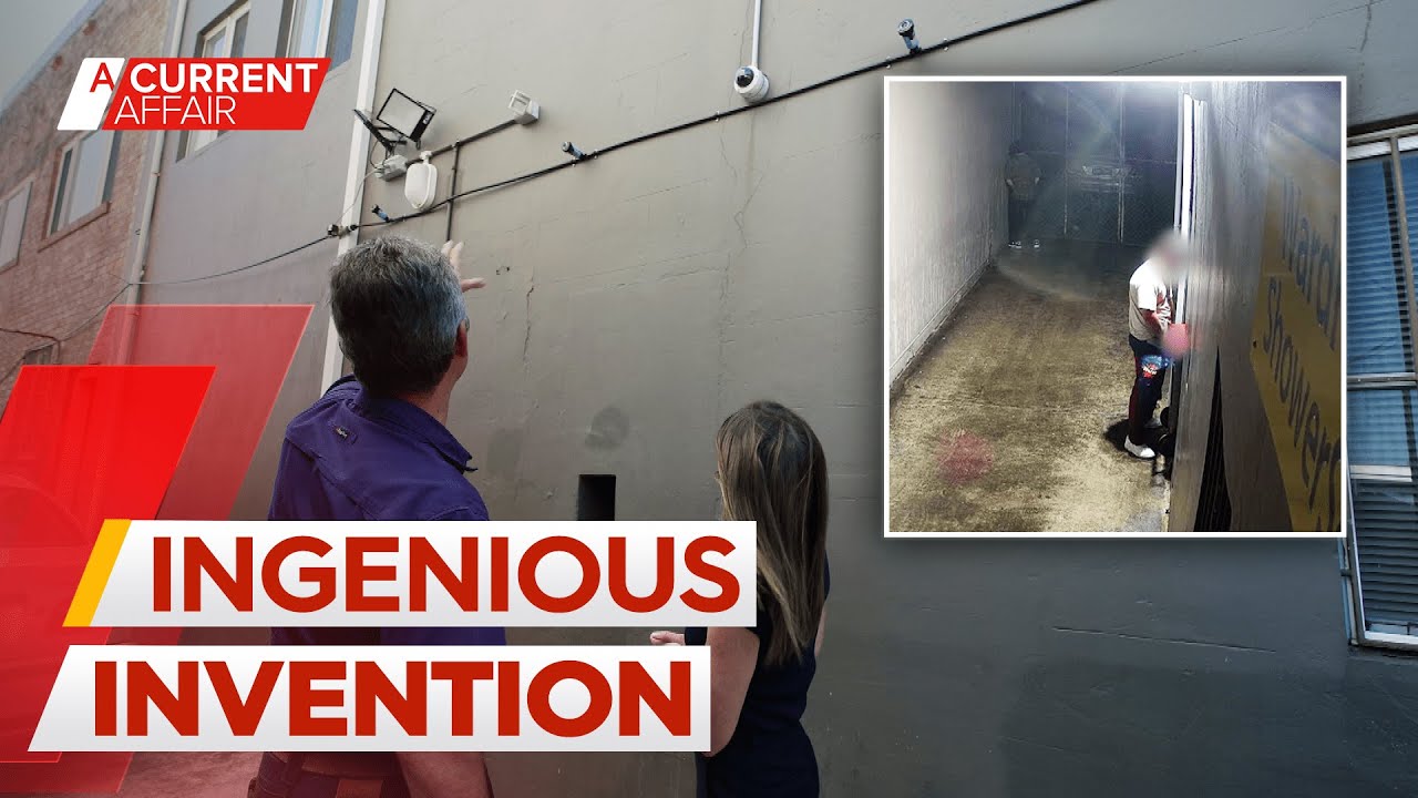 'Tinkler sprinkler' stops pubgoers from using man's driveway as a urinal | A Current Affair