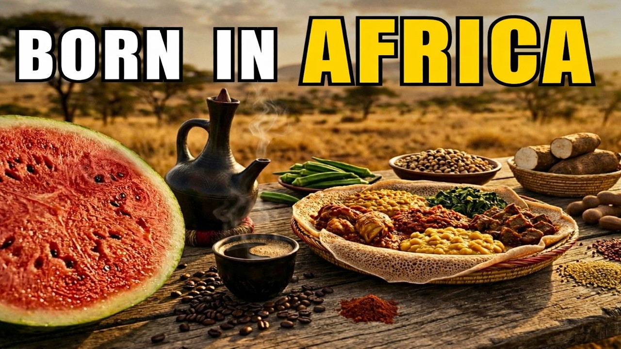 These 10 Foods Came from AFRICA, Not the Origins You Learned