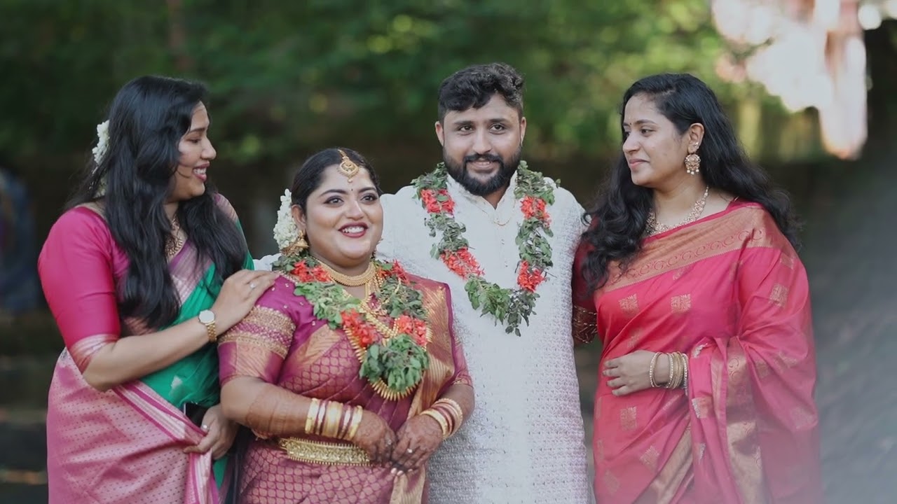 Aishwarya & Gautham | Wedding | Trichambaram Sree Krishna Temple - Thaliparamba - Kannur -  Kerala