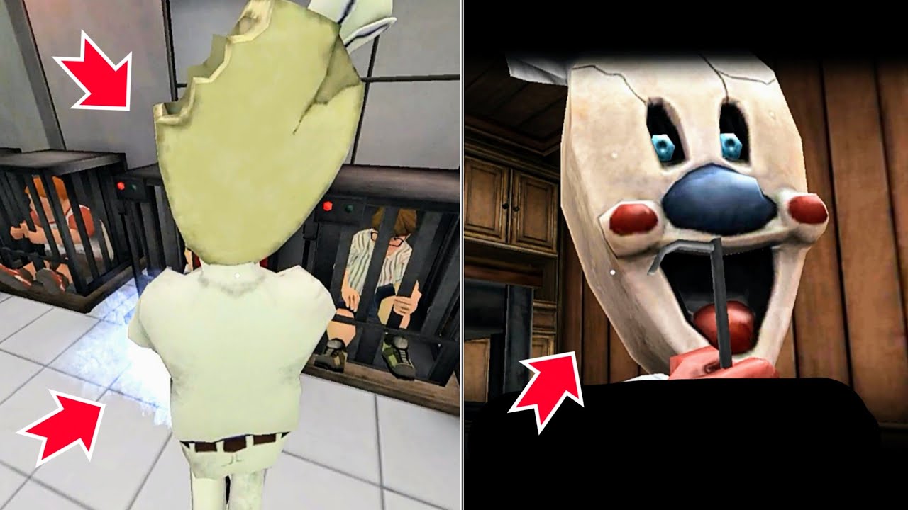 Playing As Rod In Ice Scream 4 Vs Playing As Mini Rod In Ice Scream 6