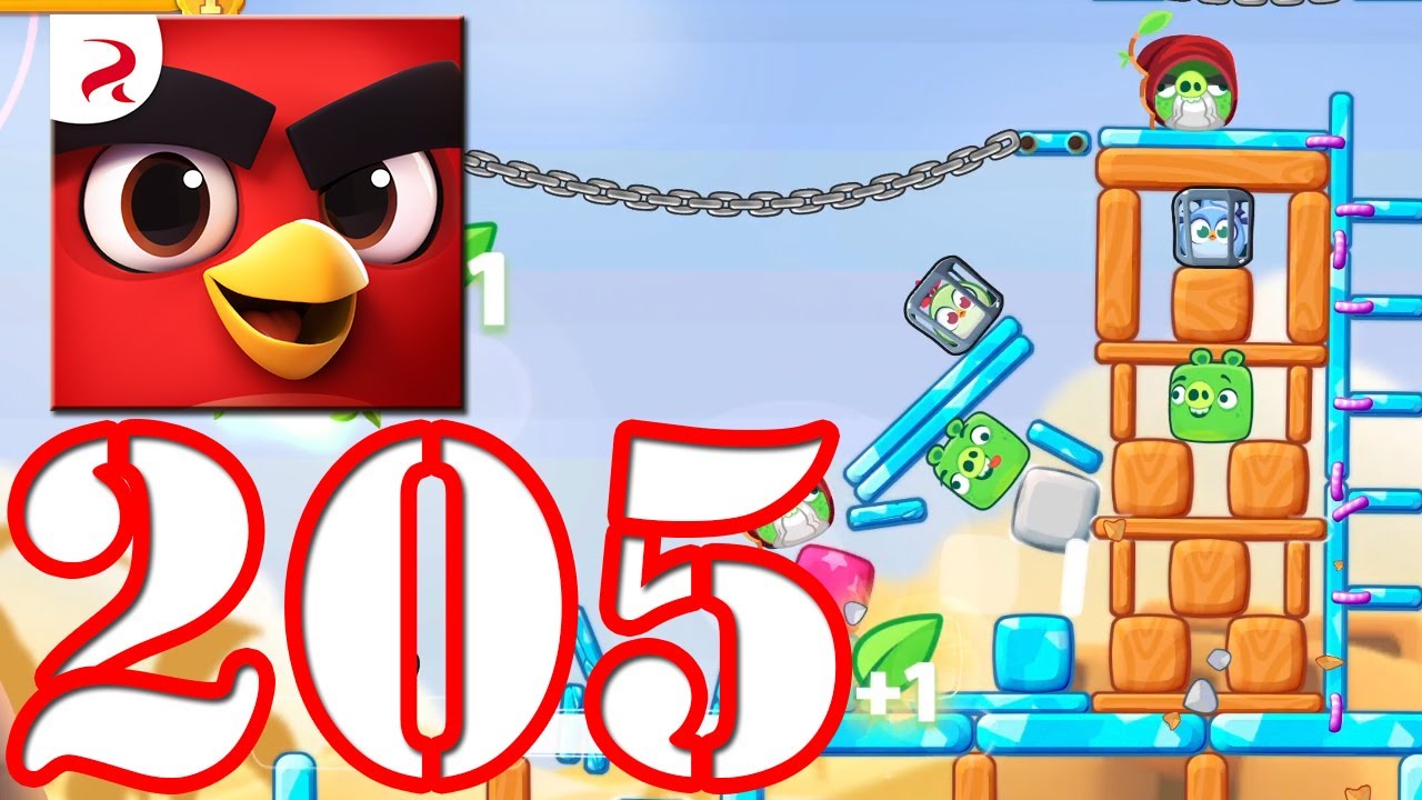 Angry Birds Journey: Геймплей, прохождение, эпизод 205 (iOS - Android)