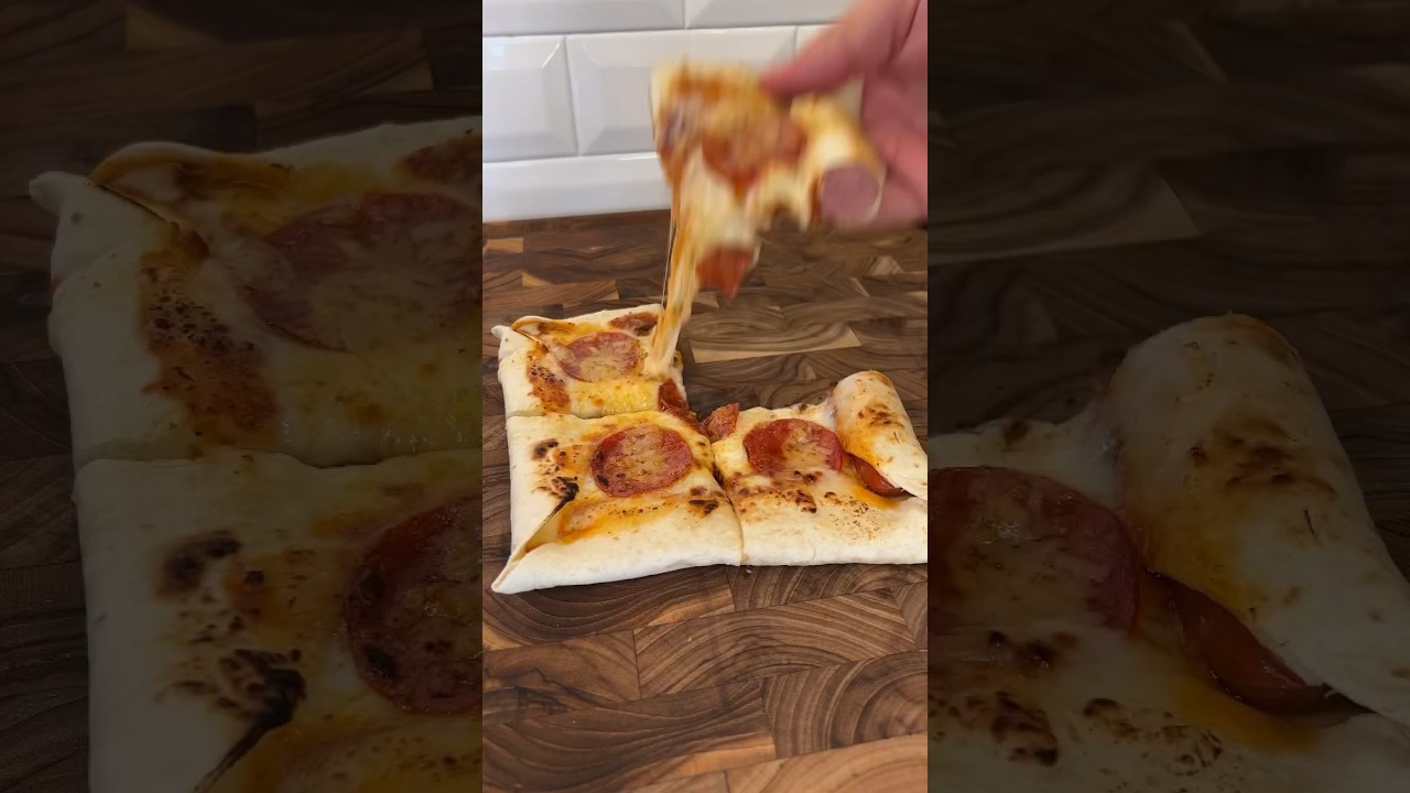 Authentic Italian stuffed crust pizza 🍕 🇮🇹 #shorts