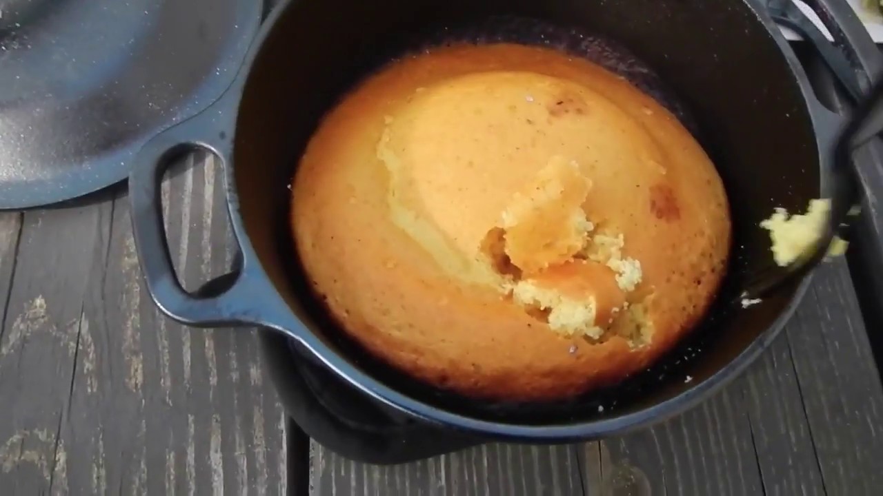 Best Campfire Chili & Cornbread in a Dutch Oven - Truck Camper