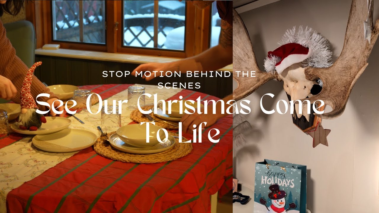 Watch Our Christmas Come to Life | Stop-Motion & Timelapse Fun