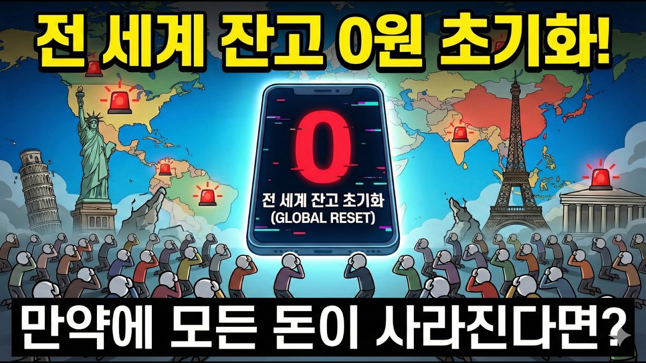 만약 전 세계 모든 은행 계좌가 동시에 '0원'으로 초기화된다면?