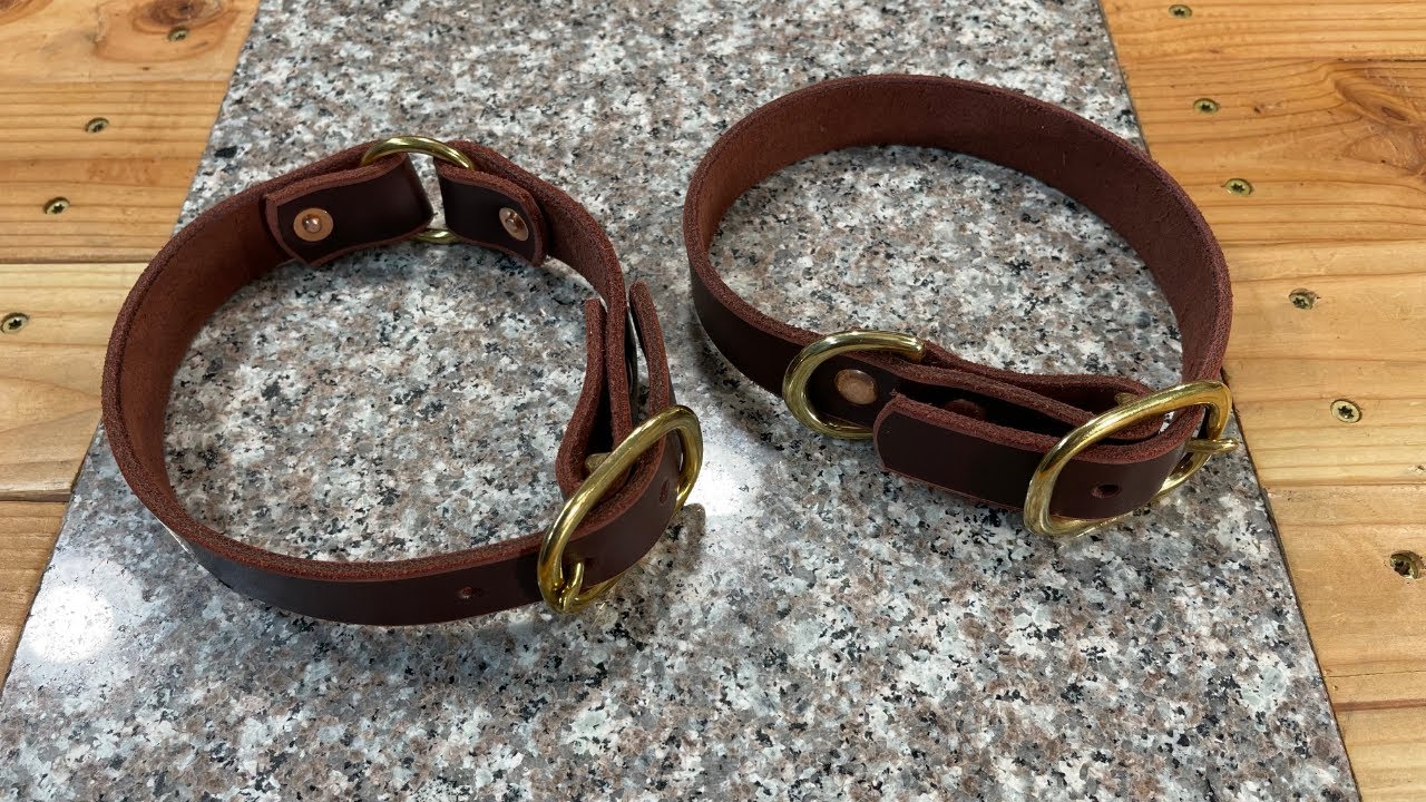 How To Make A Dog Collar || Two Different Styles