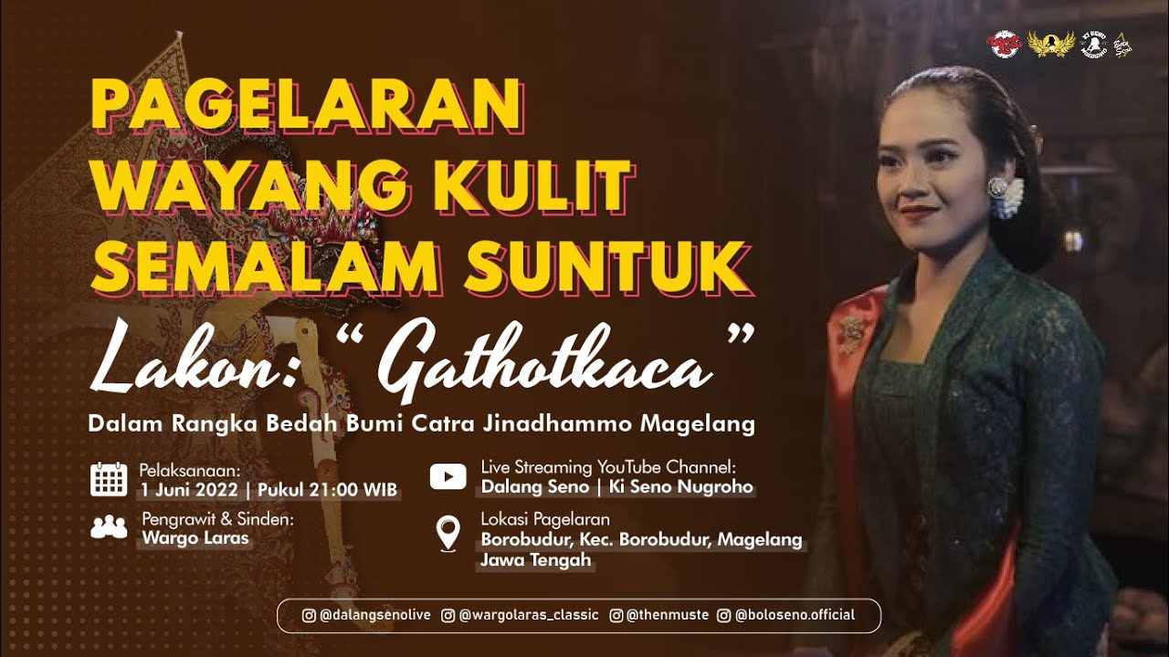 #LiveStreaming #Wayang Kulit #WargoLaras Ni Elisha Orcarus Allasso - GATHOTKACA