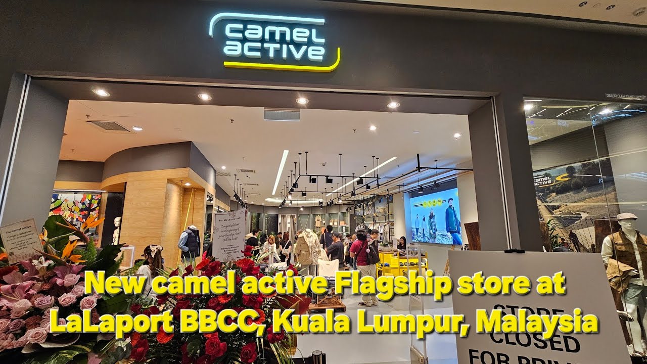 Quick look at the new camel active Flagship store in Kuala Lumpur