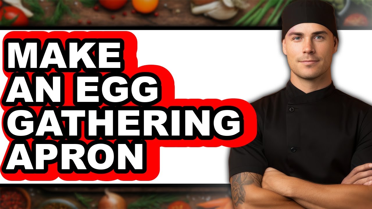 How To Make An Egg Gathering Apron - Full Guide - Easy Guide