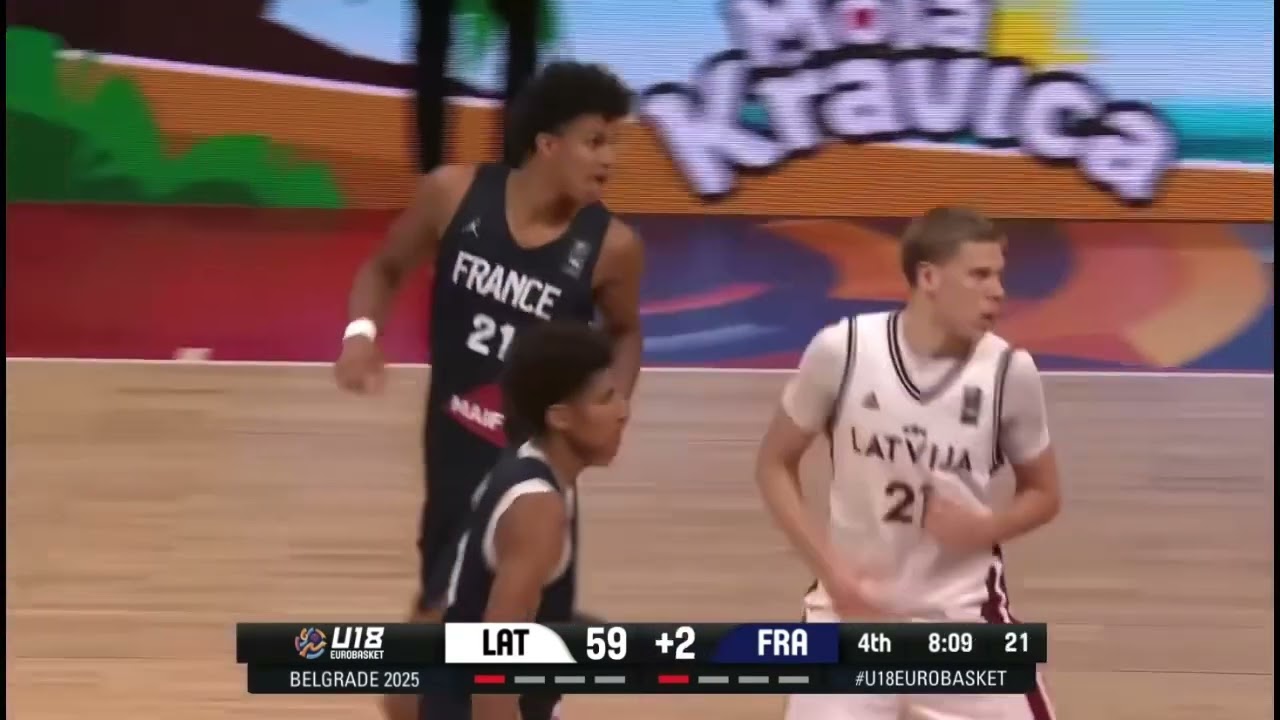 Jahel Trefel Brings the Paint Presence! | 11 PTS (4/5 FG), vs Latvia | U18 EuroBasket 2025