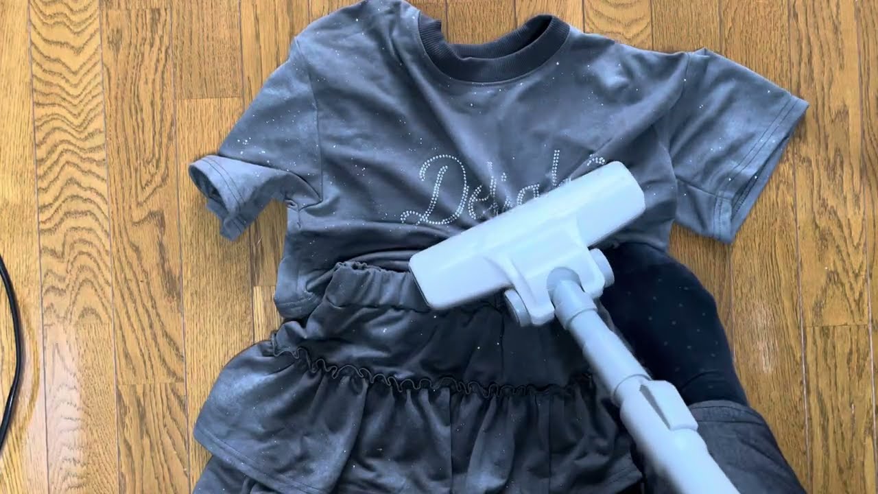 掃除機でTシャツを吸い込んだ💥【vacuum t-shirt asmr】