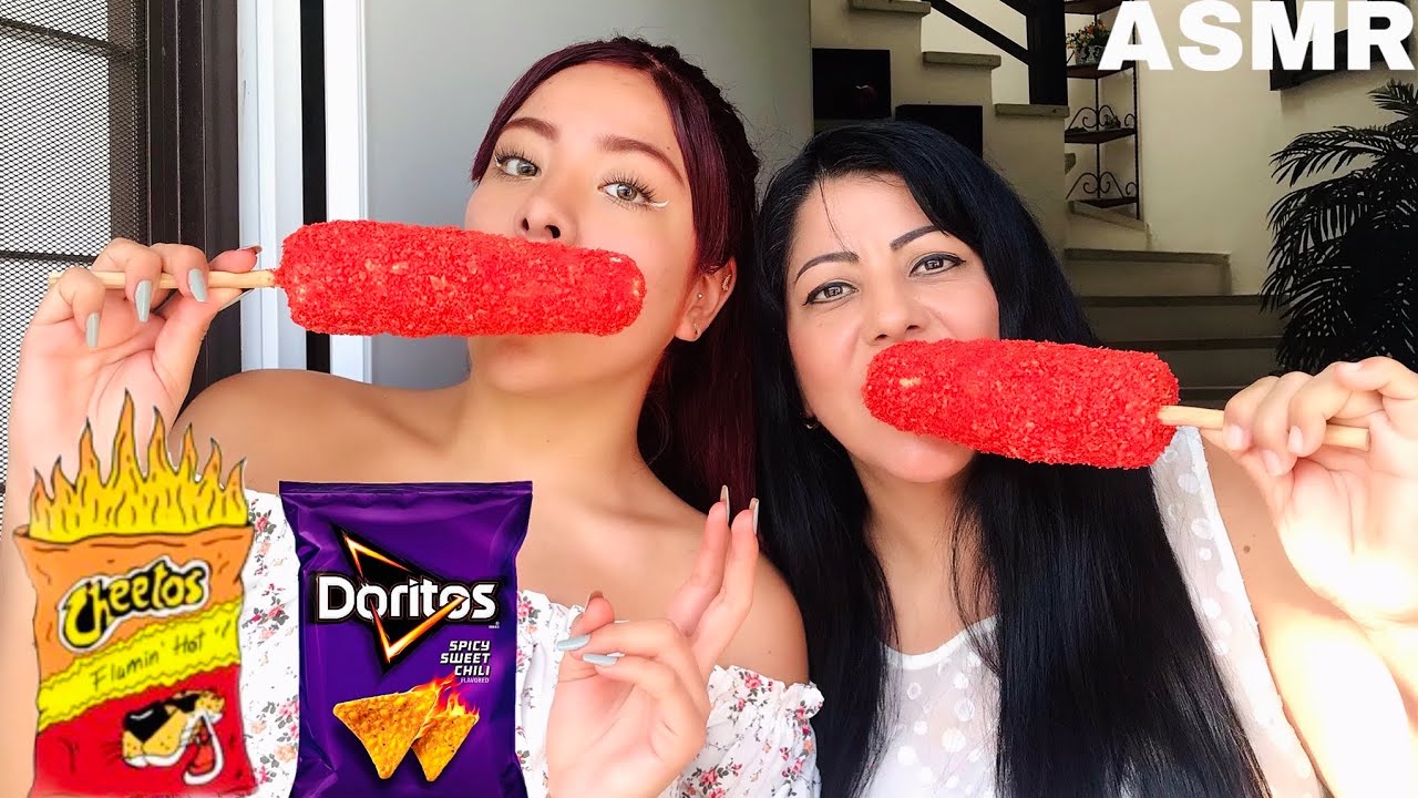 ASMR ELOTES CHEETOS Y DORITOS FLAMIN HOT CON WENDY ASMR