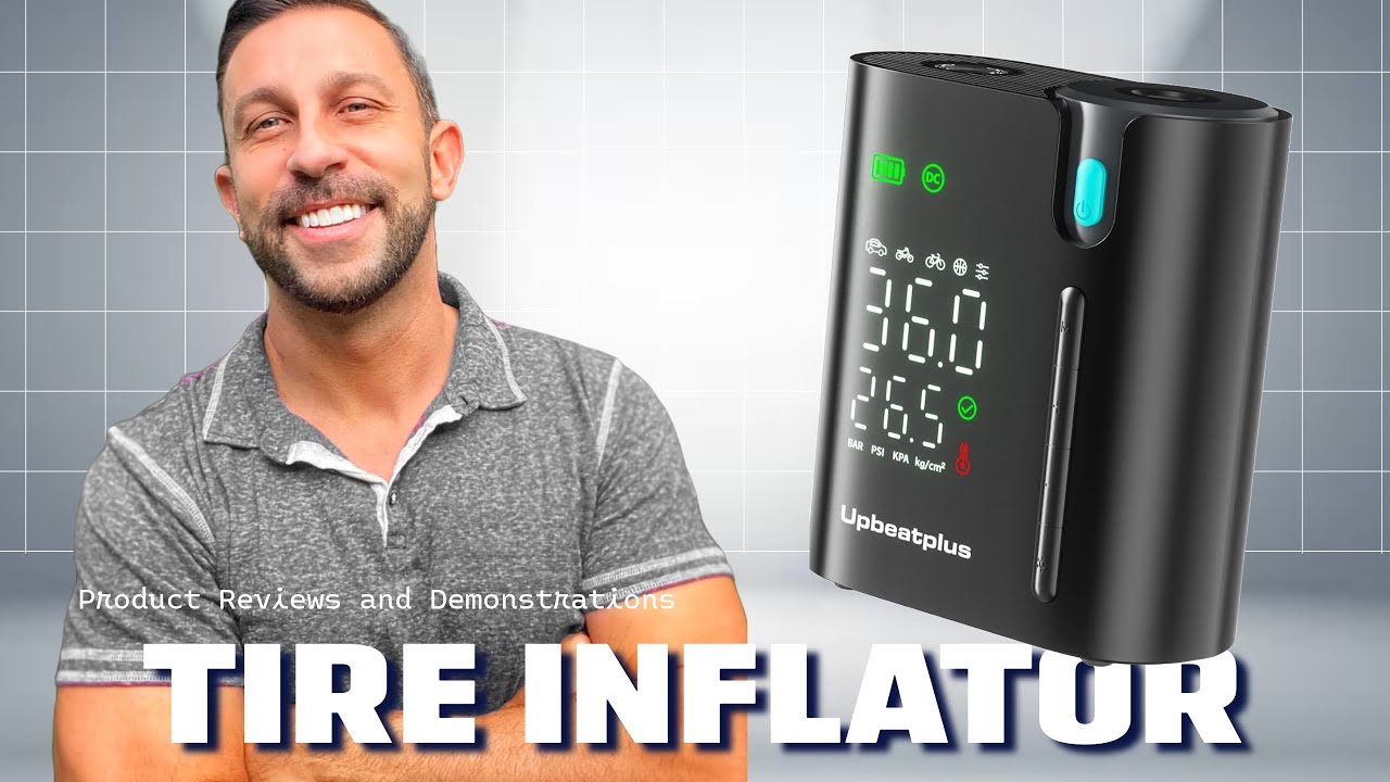 UpBeatPlus Tire Inflator and Portable Air Compressor