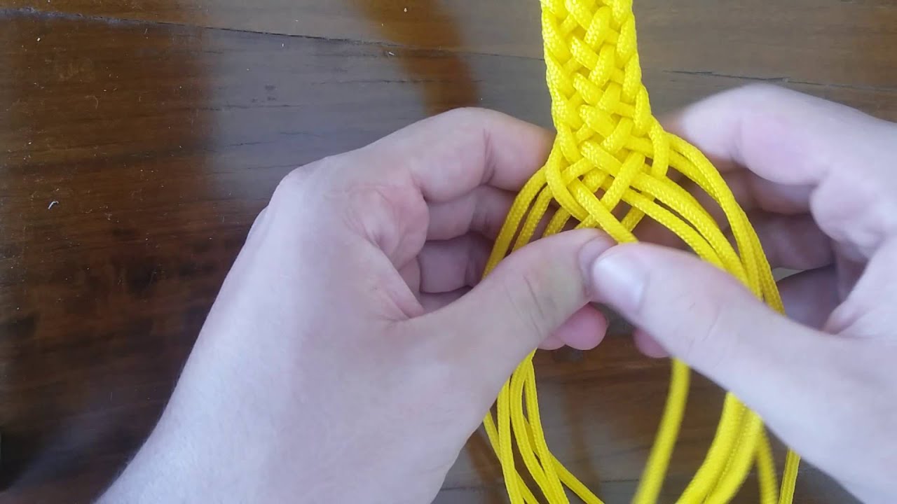 Como fazer tran&ccedil;a chata de 12 tentos