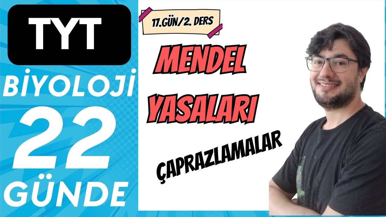 Çaprazlamalar  Konu Anlatımı | 22 GÜNDE TYT BİYOLOJİ KAMPI | 2026-27 | 17. Gün 2. Ders
