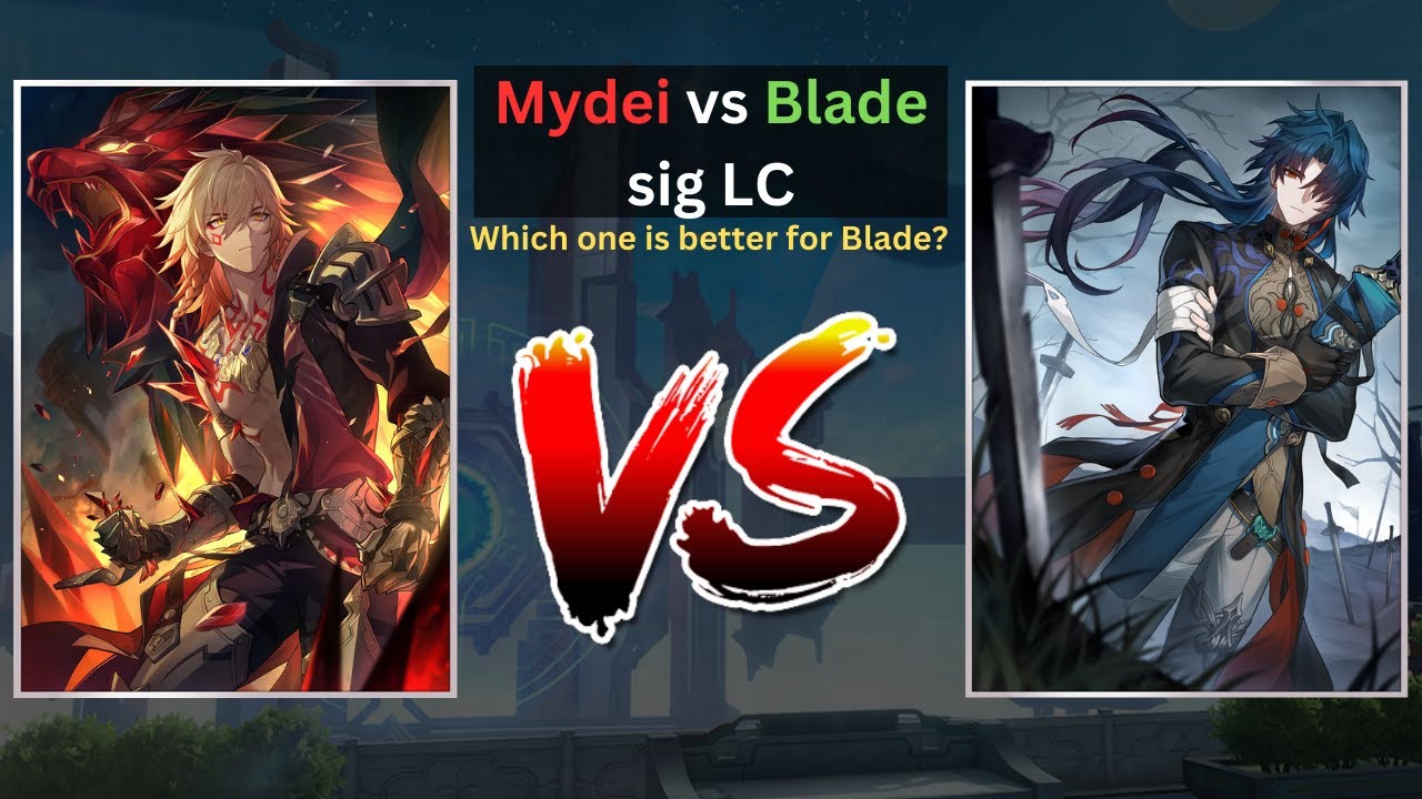 Mydei vs Blade Lightcone, which one is better for E0 Blade (Honkai: Star Rail)