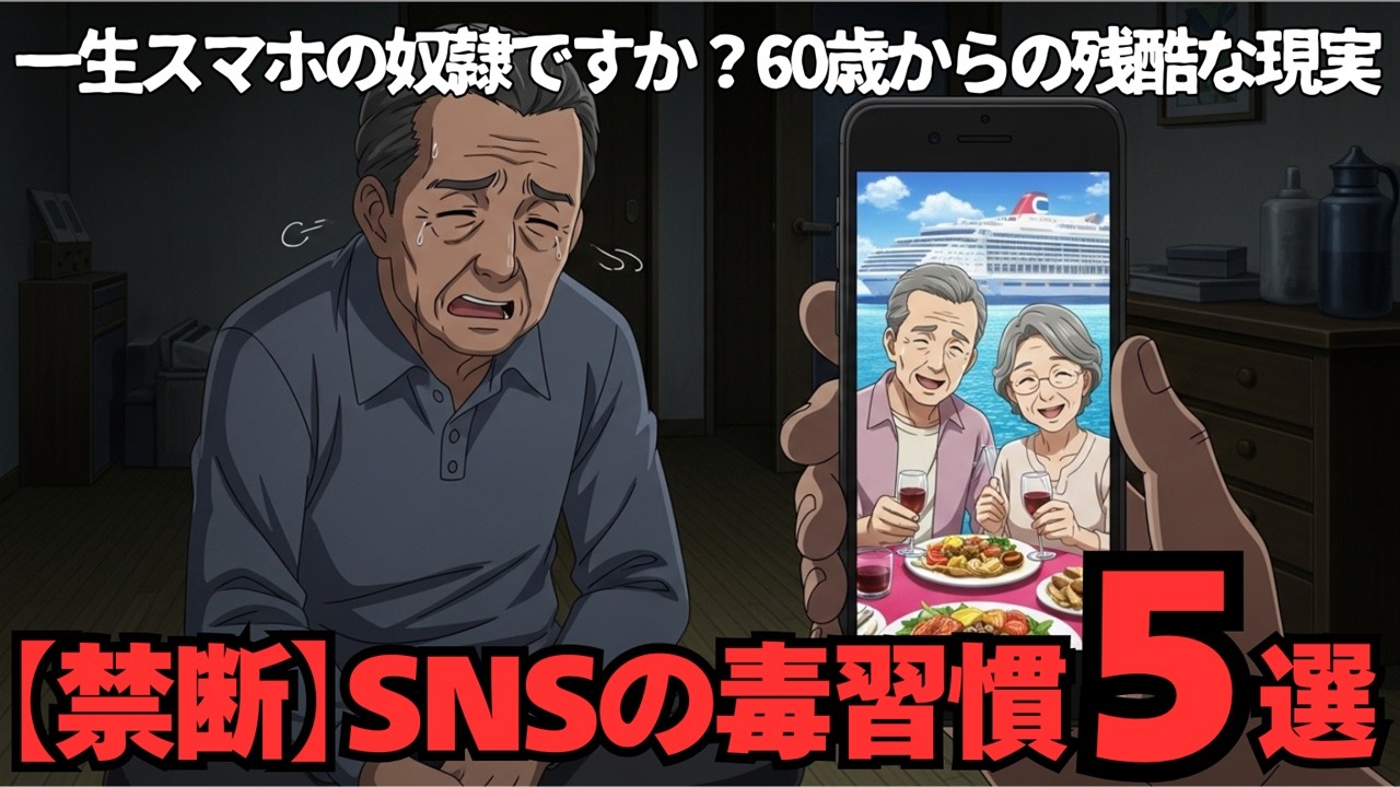 「あなたの余生がドブに捨てられている」今すぐやめるべきSNSの毒習慣5選