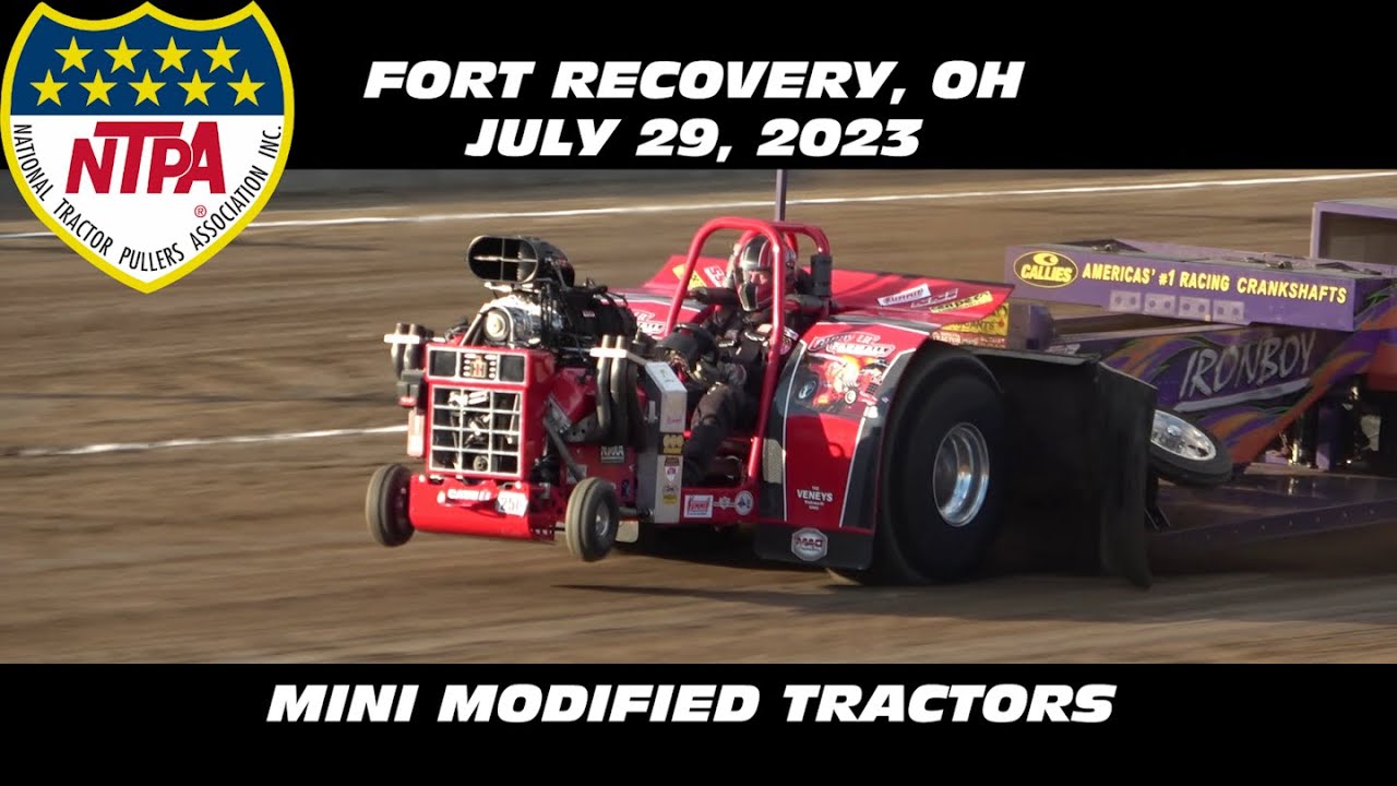 7/29/23 NTPA GN Fort Recovery, OH S3 Mini Modified Tractors