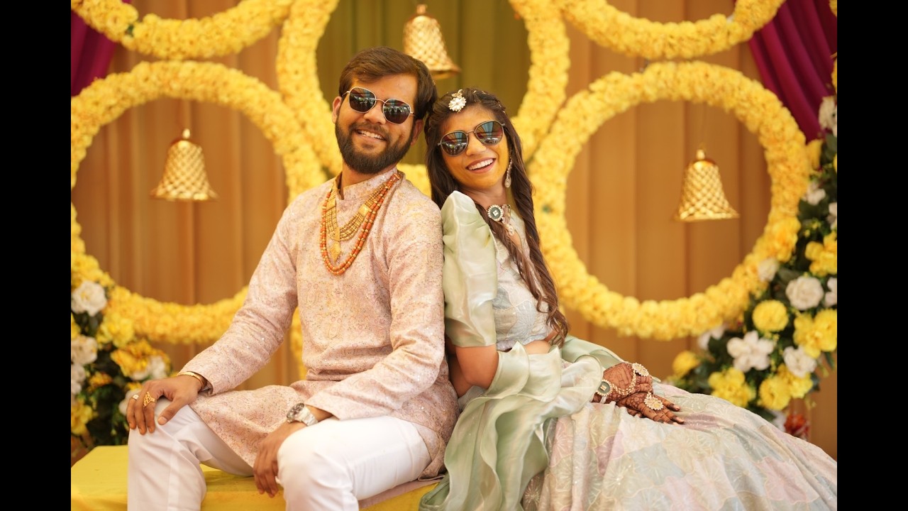 Parth & Anjali Magical Haldi Ceremony | Colorful Indian Wedding Celebration | Family Fun