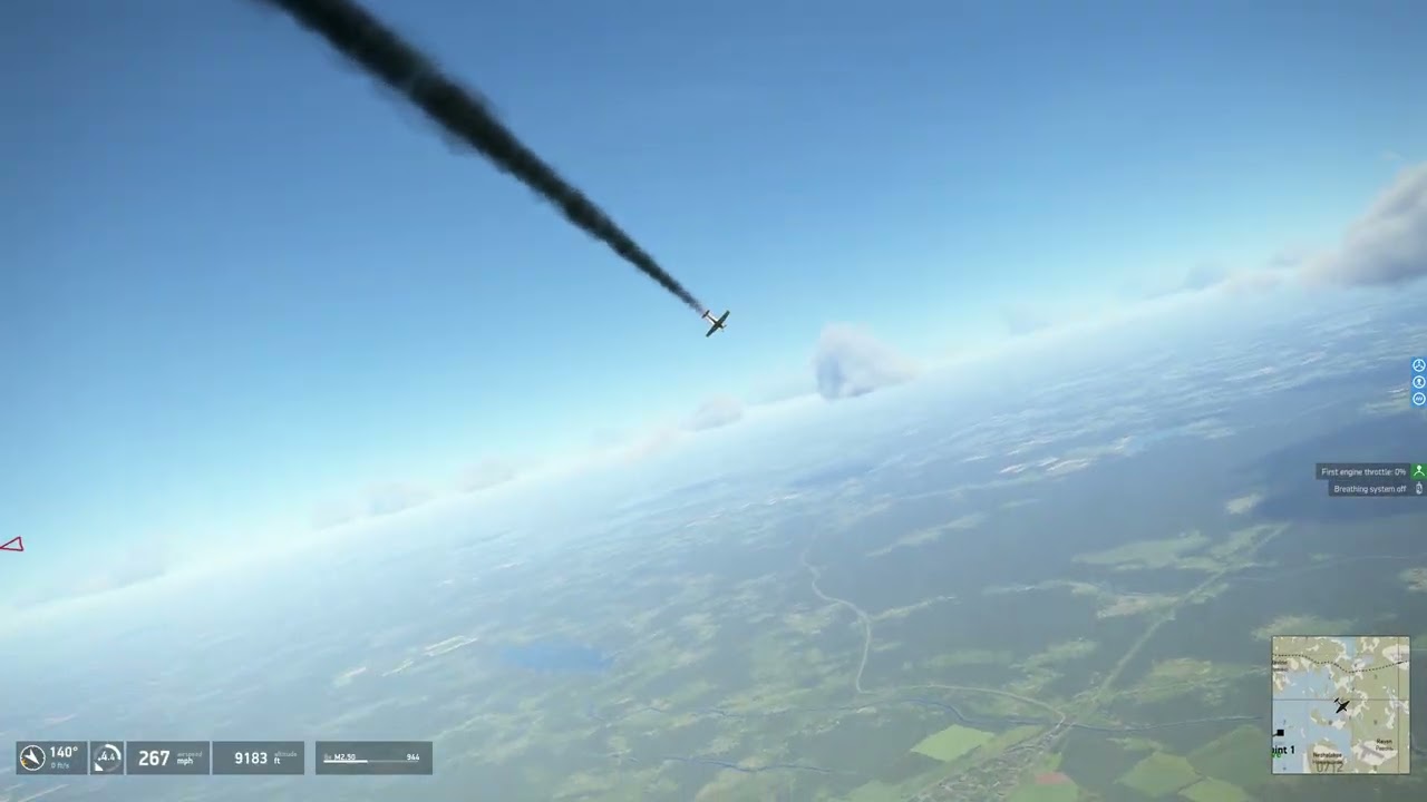 Splash one BF109
