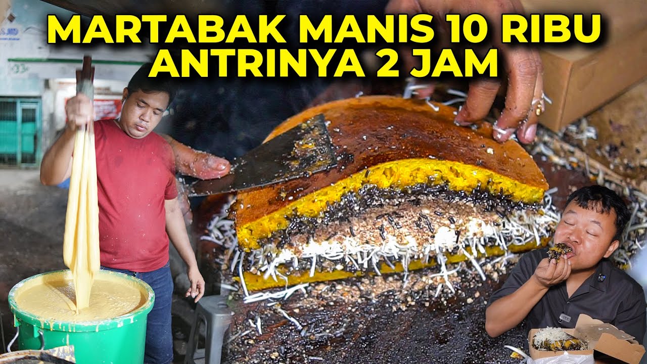 Jualan Martabak Manis dari 2010, Baru Tahun ini Bisa Viral Sampe Antri 2 Jam!