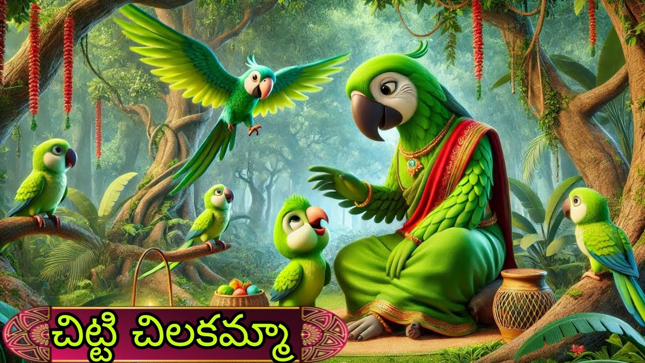 చిట్టి చిలకమ్మా అమ్మ కొట్టిందా?| Chitti Chilakamma rhyme | Telugu rhymes for kids| best  rhymes