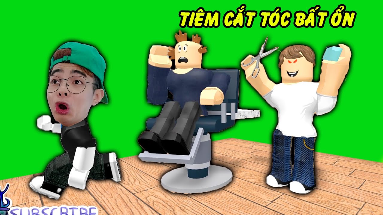 ThắnG Tê Tê cùng Các Bạn Chạy Thoát Khỏi Tiệm Cắt Tóc Ma | Escape The BarberShop Obby