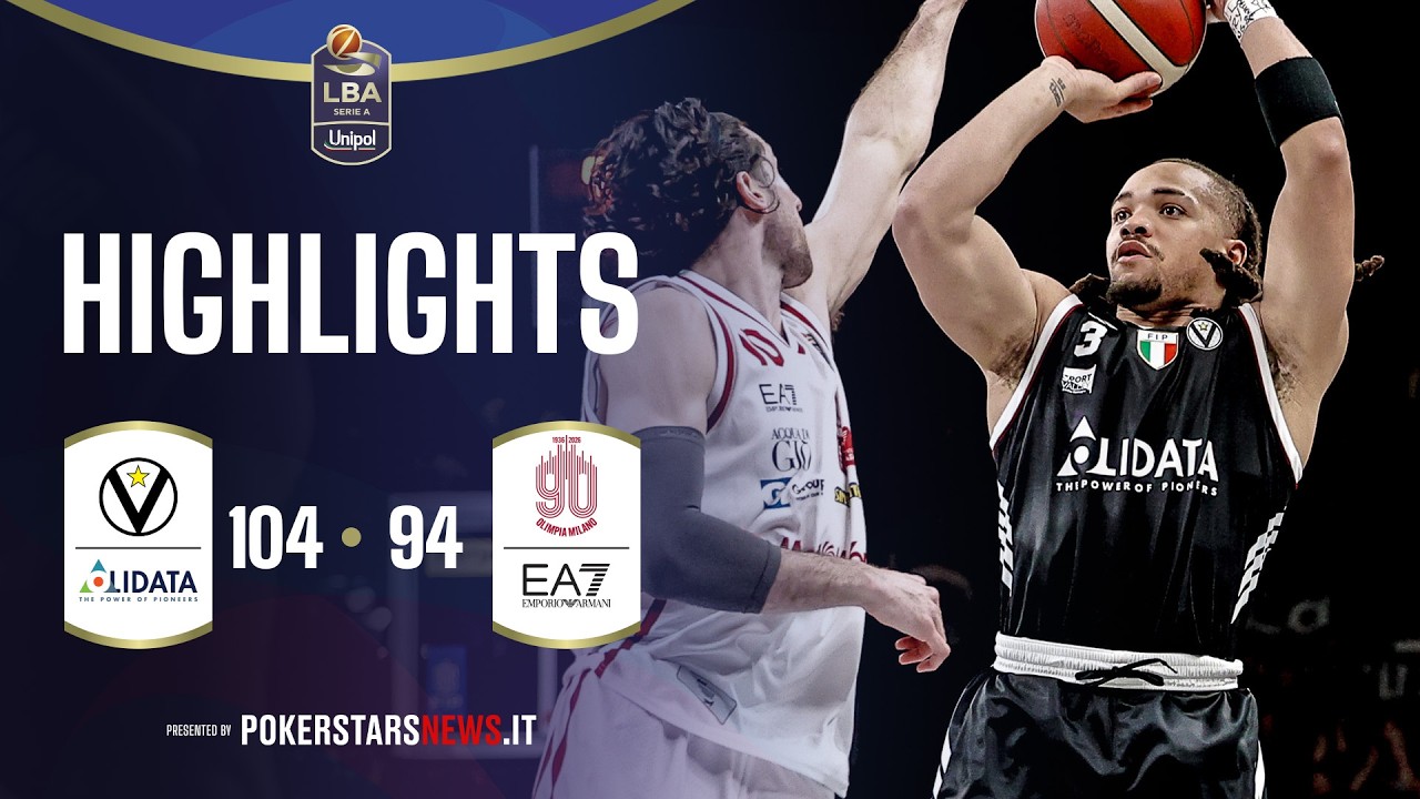 Virtus Olidata Bologna - EA7 Emporio Armani Milano | PokerstarsNews Highlights Serie A Unipol 25/26