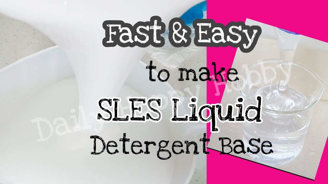 Fast & Easy to make SLES Liquid Detergent Base