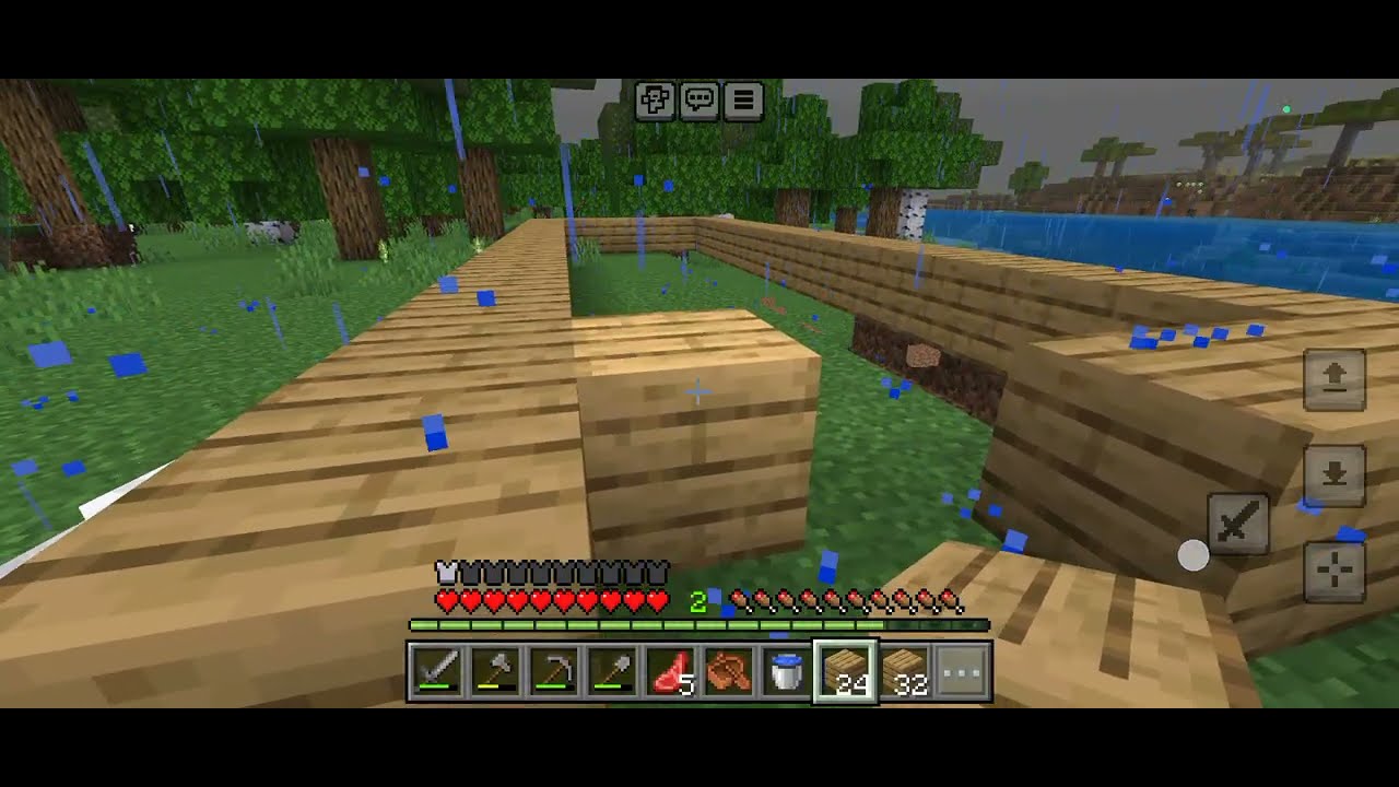 Making a house in my survival world 🌎
