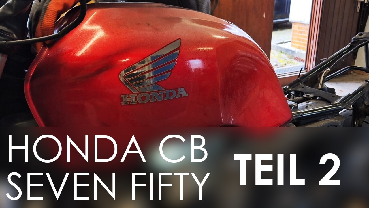 Honda CB SevenFifty - Teil 2 - Demontage von Tank & Airbox