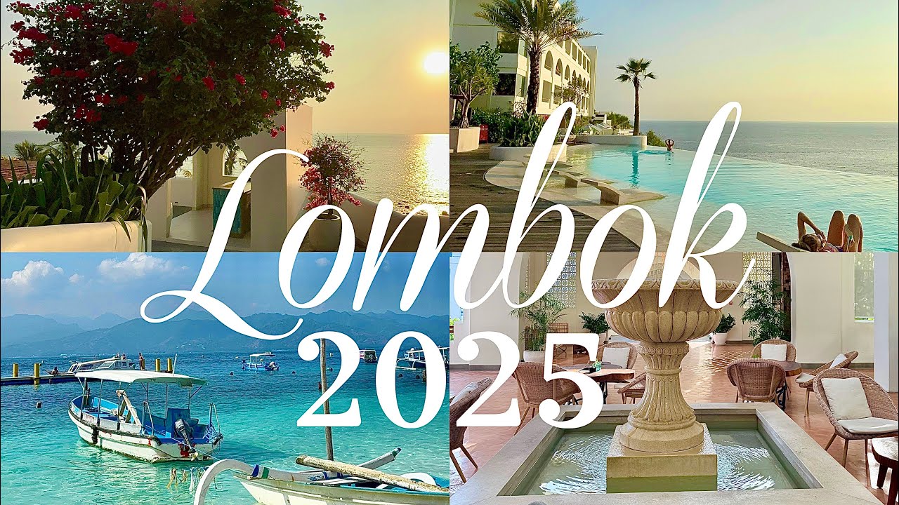 LOMBOK VLOG 2025🌴| Royal Avila Santorini Vibes, Gili Trawangan, Kuta Mandalika & Wisata Hits Lombok!