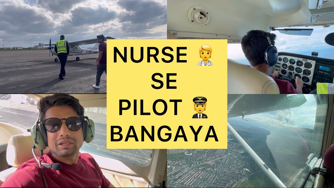NURSE TO PILOT🧑‍✈️| FLYING DAY | DREAM CAME TRUE 