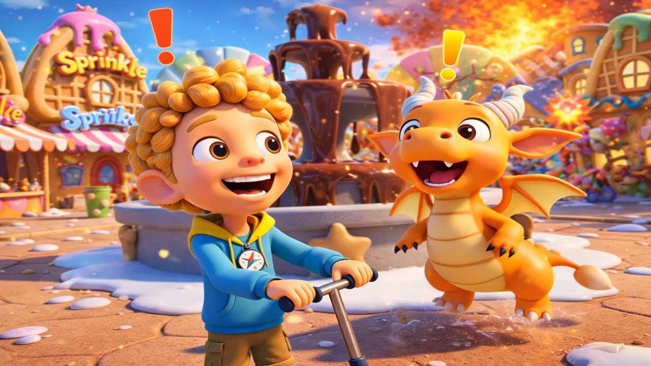 Kai And Zippy Ice Cream Mountain Meltdown 🍦 3D Animated Cartoon