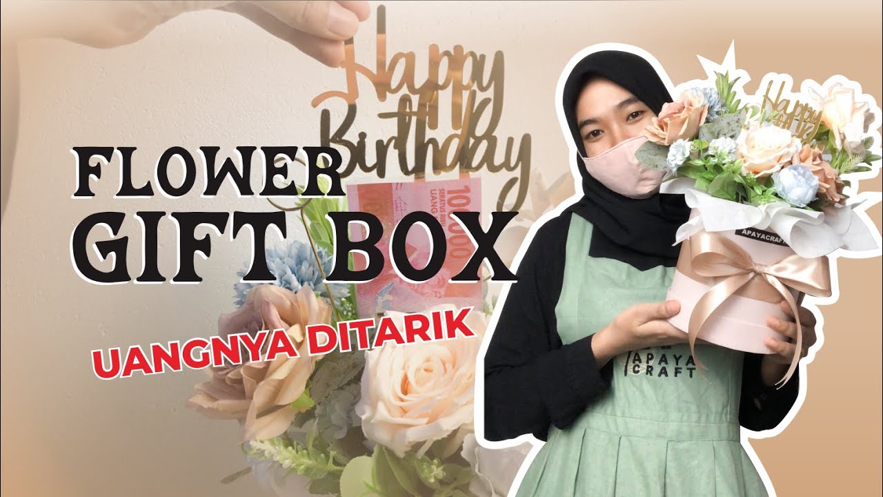 Pull Out Money Flower Box - Kado Uang Tersembunyi Yang Bisa Ditarik