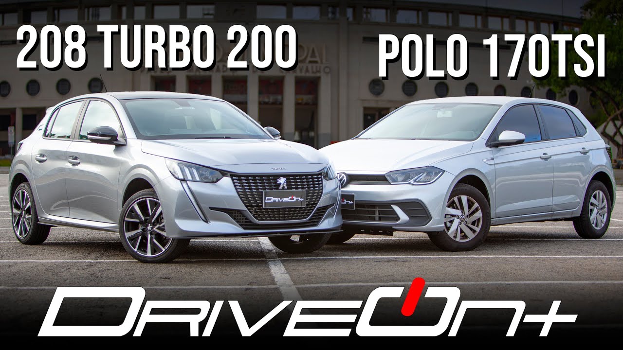 Peugeot 208 vs. Volkswagen Polo | Comparamos os hatches 1.0 turbo 3 cilindros