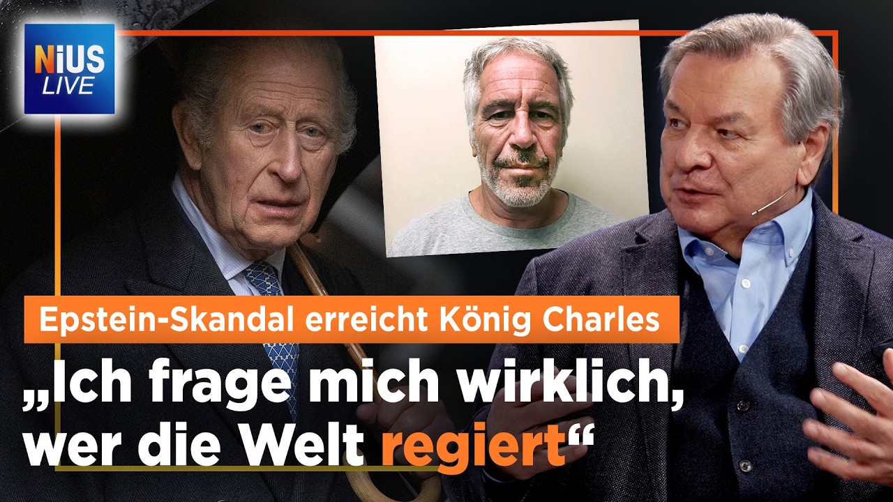 Epstein-Akten: Whistleblower warnte Charles – Royals in der Krise! | NIUS Live vom 23.02.2026