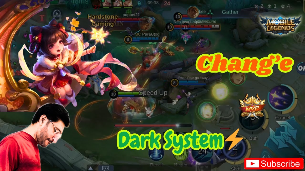 🌟Chang&rsquo;e MVP Legendary But Team was Dark System | MLBB 1440p 60FPS | mobile Legends #hardstonegaming