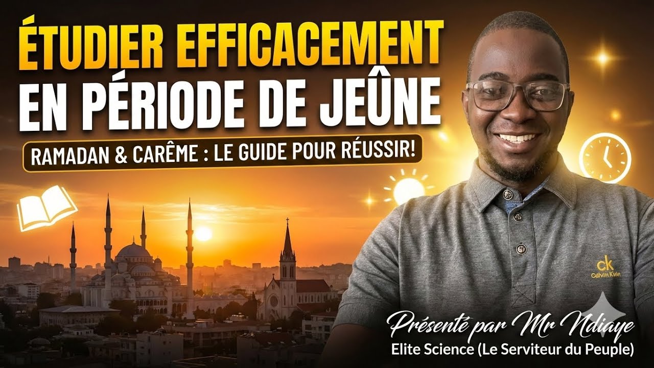 Comment ÉTUDIER pendant le JEÛNE ? (Ramadan & Carême) 🧠📚