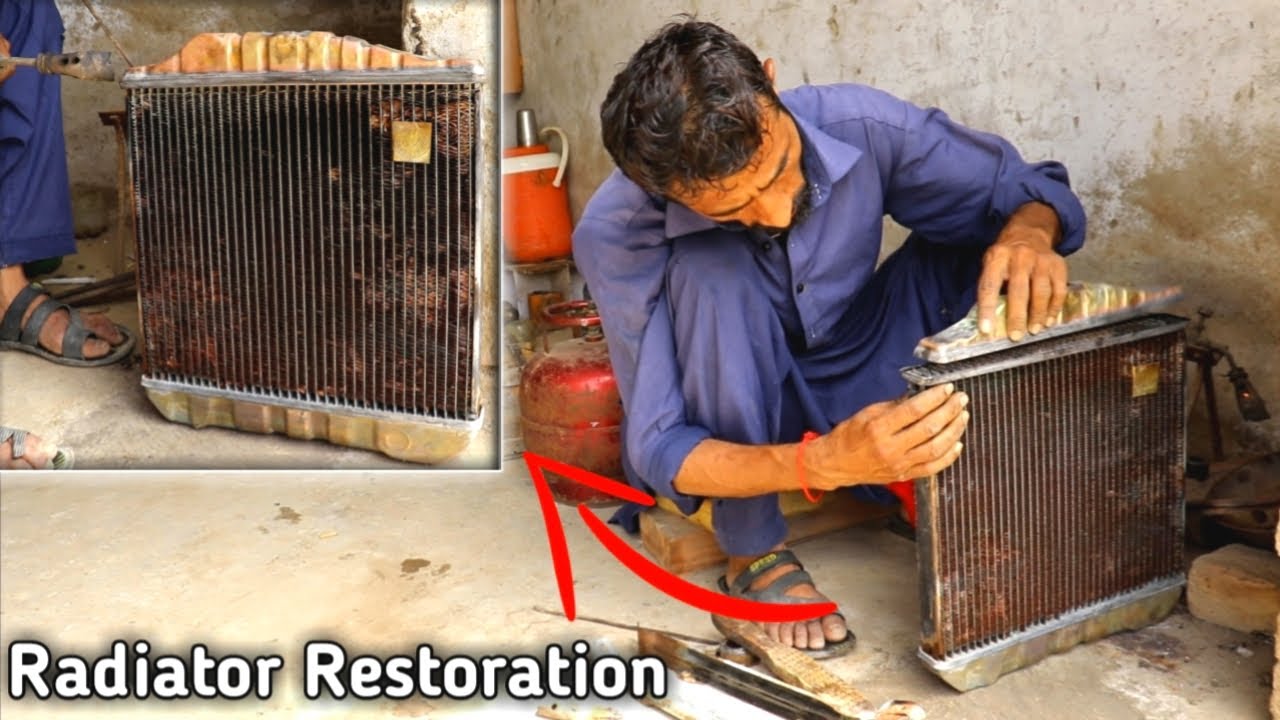 Car Radiator Restoration and Service|Technique of Cleaning Car Radiator|Amazing Works