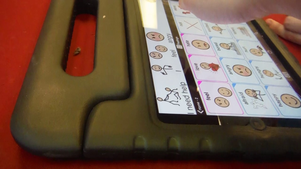 Acknowledging friend leaving & expressing feelings with proloquo2go