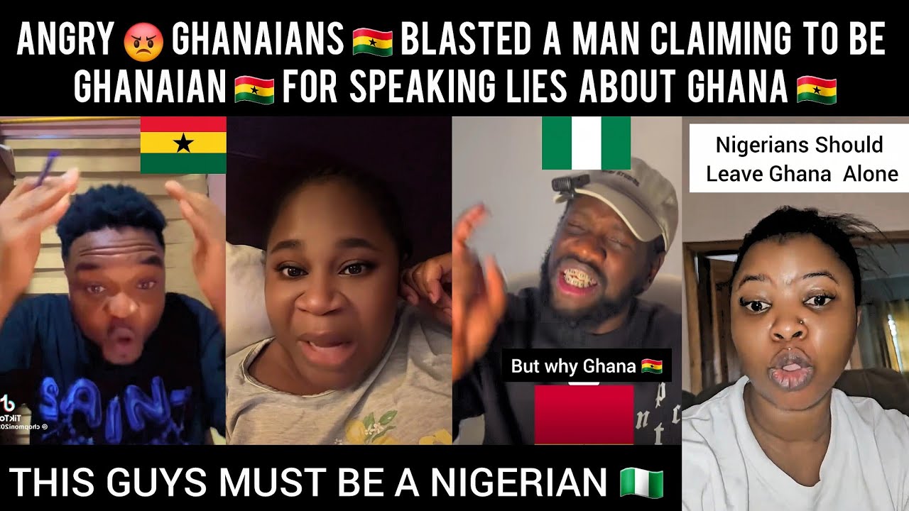 Angry 😠 Ghanaians 🇬🇭 Blasted A Man Claiming To Be Ghanaian 🇬🇭  For Speaking Lies About Ghana 🇬🇭