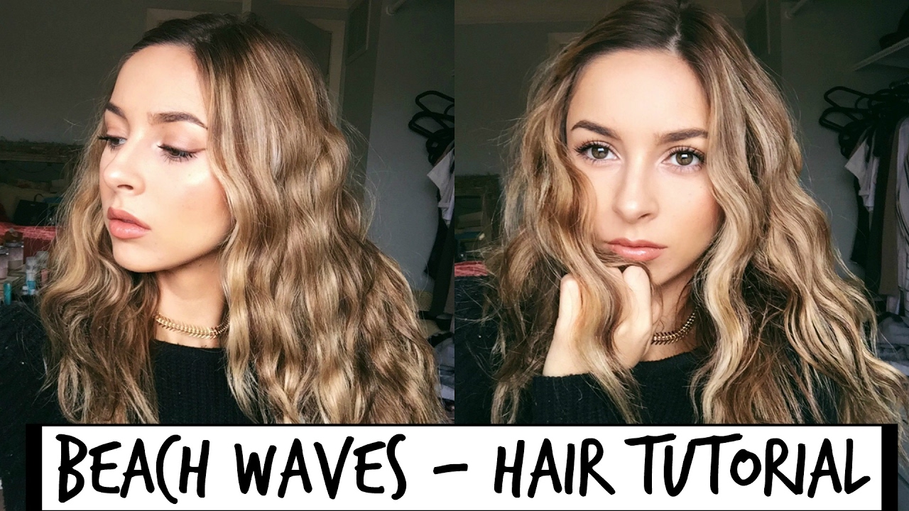 My Natural Beach Waves | Hair Tutorial 2017