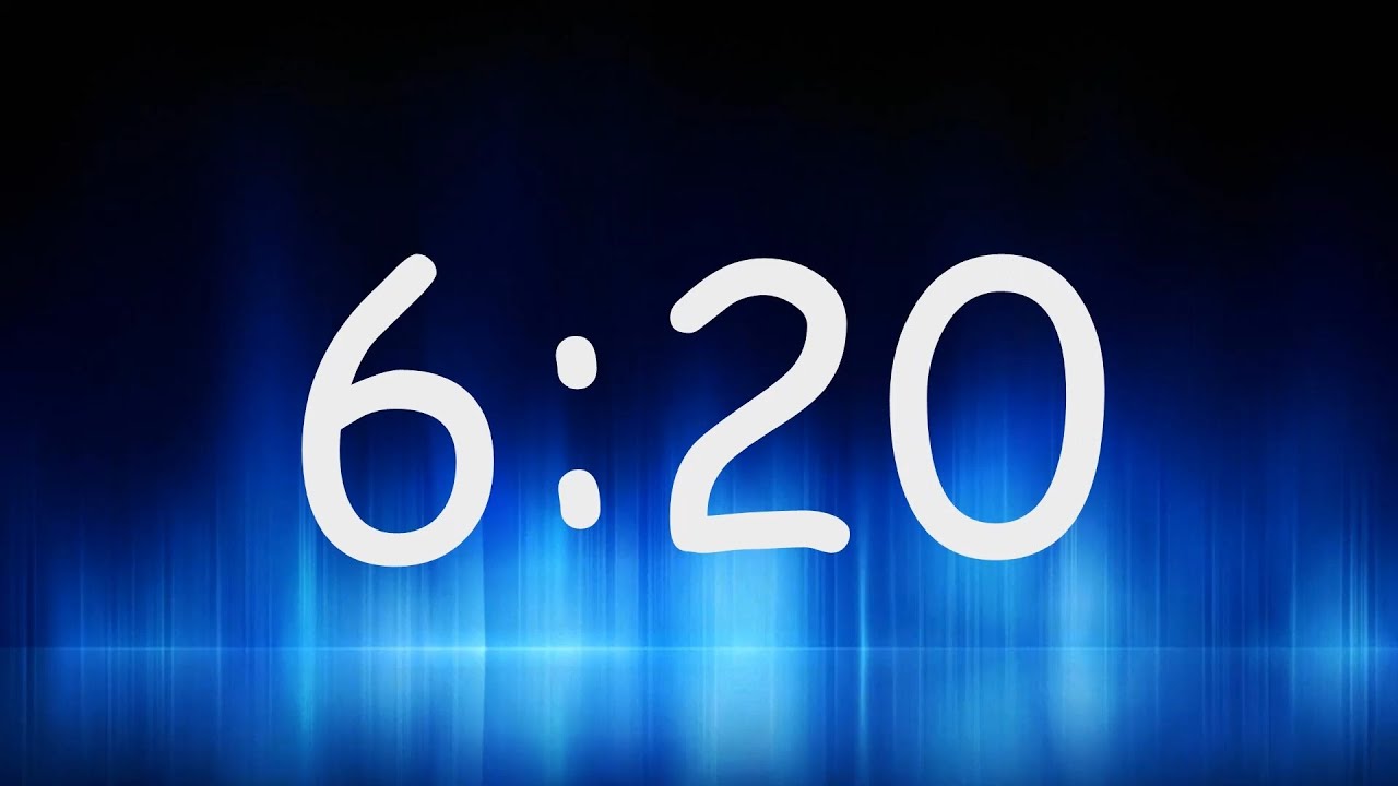 6:20 Minutes Timer / Countdown from 6min 20sec