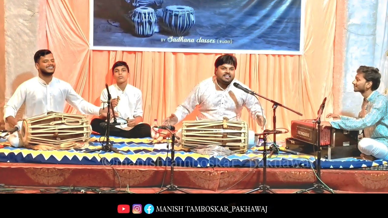 Pakhawaj duet | Manish Tamboskar & Sachin pangam | Chautal | Tribute to 