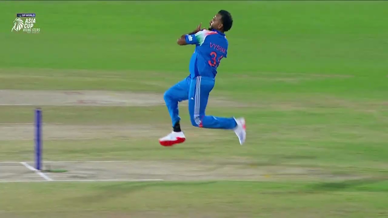 Vyshak's first wicket in India 'A' colors!