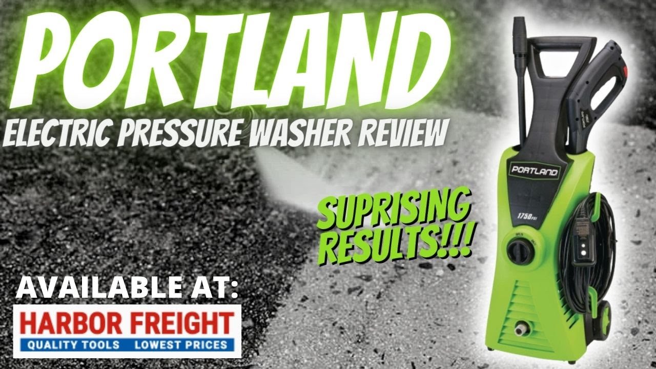 Harbor Freight Pressure Washer | Portland Electric Pressure Washer 1750psi | Car Detailing Tools